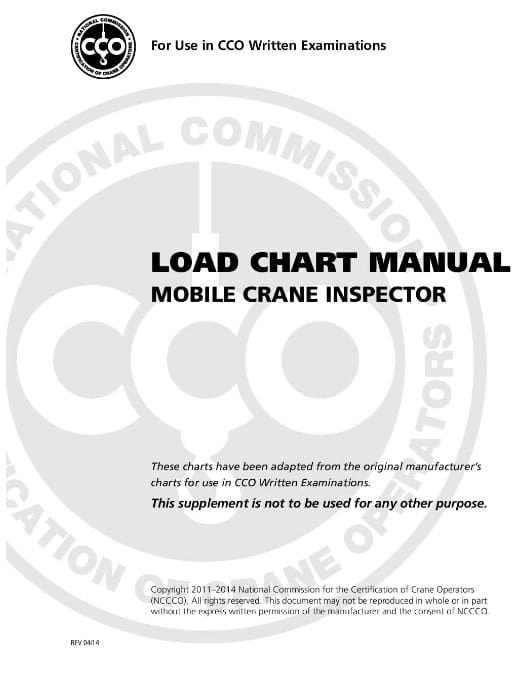 load chart manual mobile crane inspector